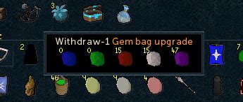 gem bag runescape|how to cut gems runescape.